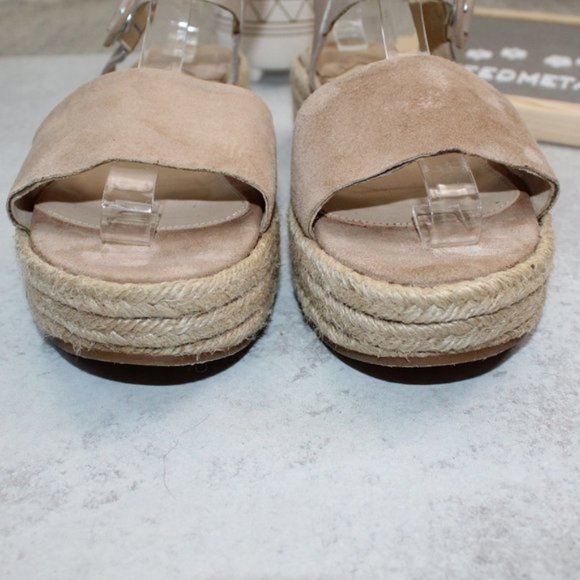 Nordstrom KLIK Suede Espadrille Platform Sandals - Picture 2 of 8
